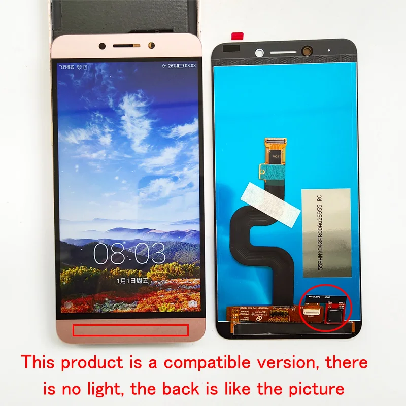 ЖК дисплей Le2 X527 X520 X522 для LeTV LeEco Le 2 сенсорный экран S3 X626 Pro X620 X526 серый|touch screen