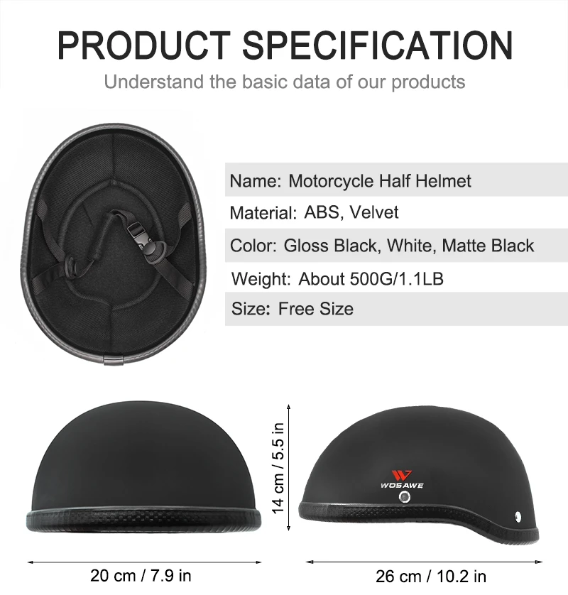 WOSAWE велосипедный шлем с полулицевой поверхностью легкая подкладка Ретро стиль