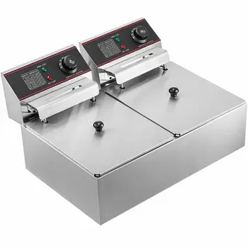 

NEW STYLE Electric Deep Fryer Fat Fry Chip Commercial Countertop Stainless Steel 12L 220V/110V/ YB-82