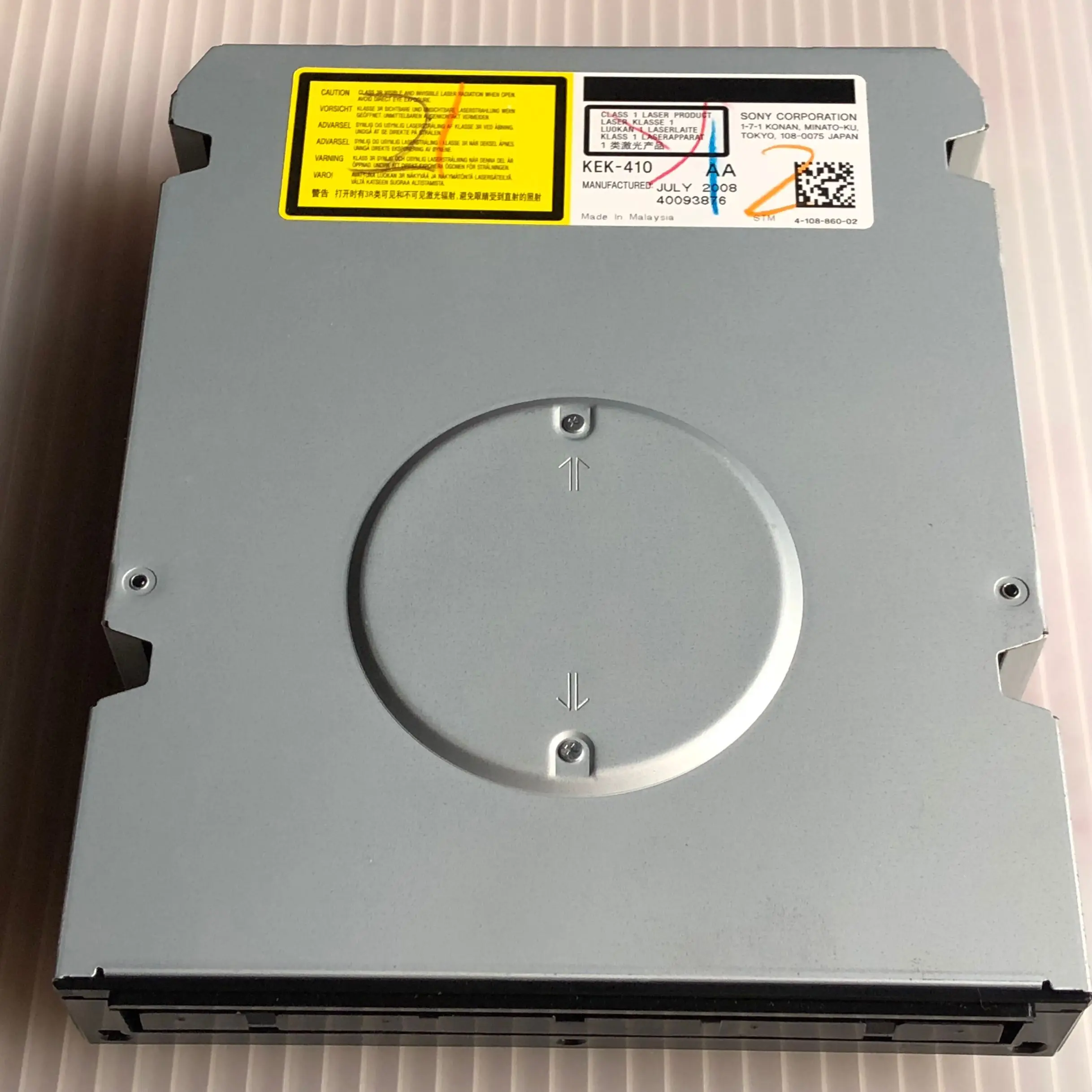Dvd-rom para Sony Dvd Kem-410ada Bpd200 Lente do Laser Optique Ótico do Bloco de Pick-ups com Mecanismo Kek410aa Kek-410 aa