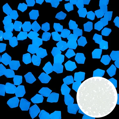 Luminous Stones Garden Pebbles Glow In Dark Rocks Aquarium Fish Tank Garden Path Patio Yard Decoration Glow Stones