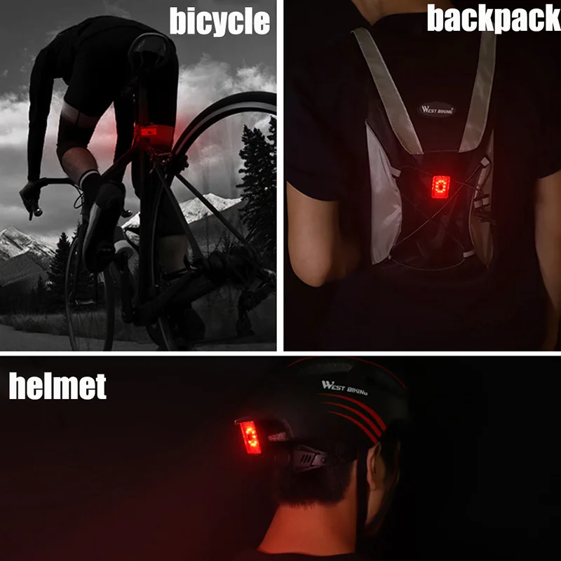 Горячие Велосипедное USB Предупреждение светильник хвост светильник ночь, поездок на горном и шоссейном велосипеде Тай светильник HV99