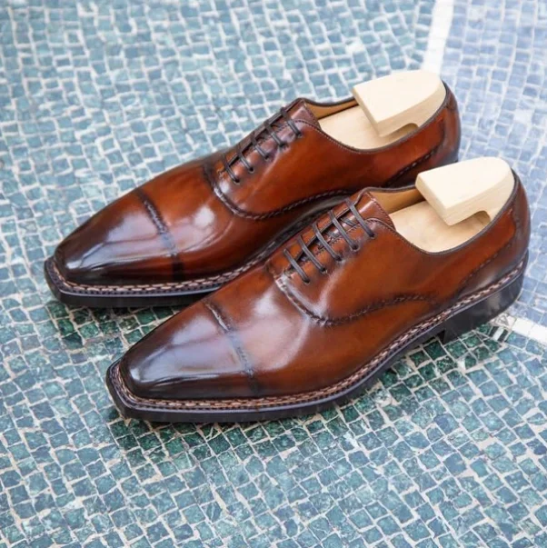 

Men PU Leather Shoes Low Heel Casual Shoes Dress Shoes Brogue Shoes Spring Ankle Boots Vintage Classic Male Casual AB642