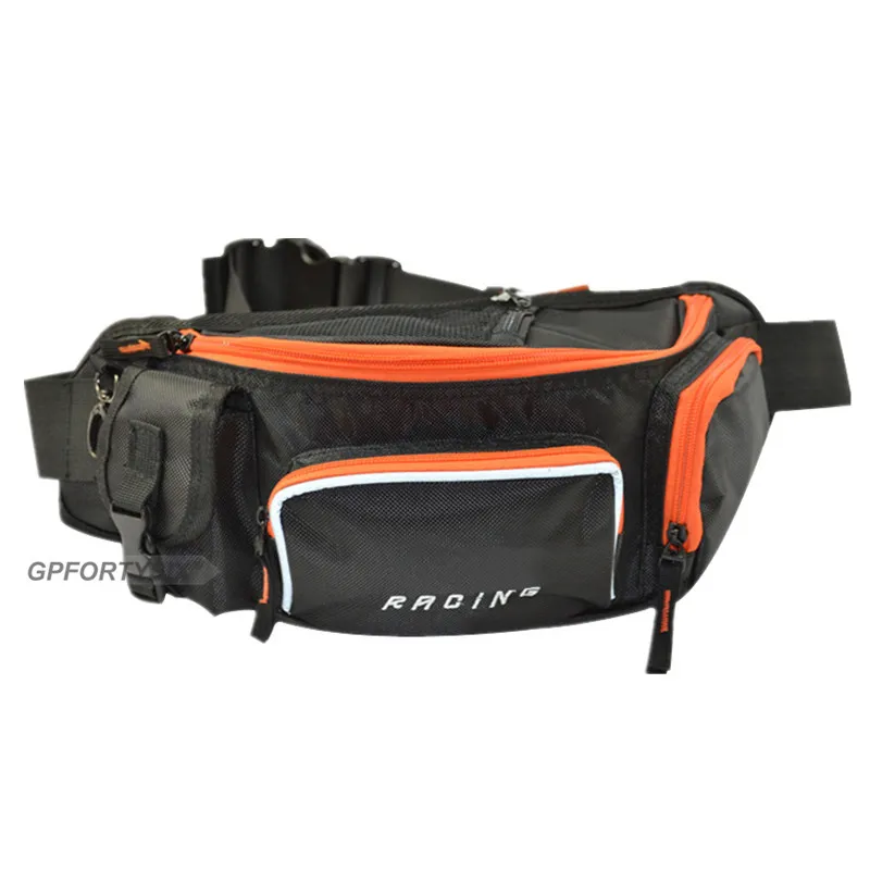 

Motorcycle Waist Bag Men Fanny Pack Black Motocross MTB Bike Off-road Waterproof Chest Handbag Money Belt Bag