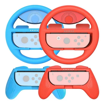 

Grip and Wheel for Nintendo Switch Joy-Con Controllers Accessories Kit Grip Case for Nintendo Handle Switch Game Console