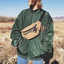 Женская и мужская Вельветовая поясная сумка женская дизайнерская холщовая поясная сумка модная уличная сумка формы «банан» поясные сумки