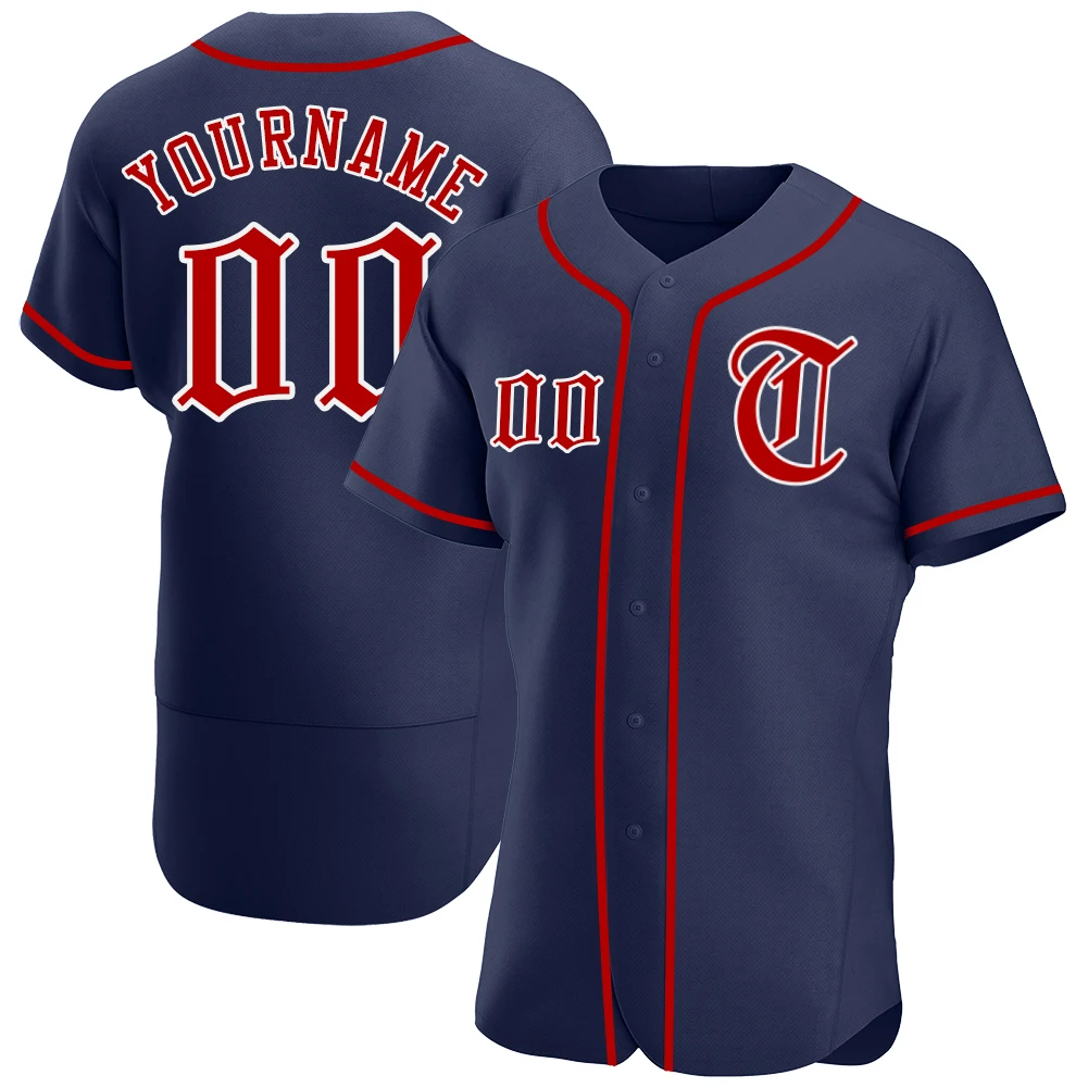 Baseball Jerseys Printing Team Name Number Retro Street Style Baseball Shirt Competition Training Men/Youth cotton t shirts baseball jersey mens jersey