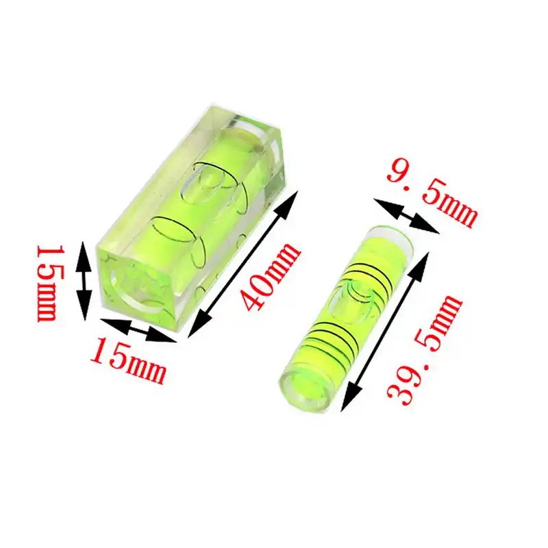 Mini T-type Bubble Spirit Level Acrylic Measuring Level Adjustment neu A9W4 C3P9
