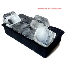 Пудинг Желе домашний летний холодильник с крышкой 8 решеток прочный кубический лоток силиконовые аксессуары кухонные инструменты форма для приготовления льда