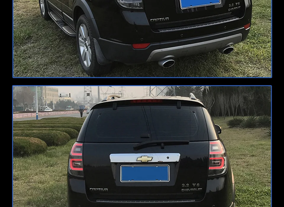 AKD автомобильный Стайлинг для Chevrolet Captiva задний светильник s 2008- каптива светодиодный задний светильник светодиодный задний фонарь DRL+ тормоз+ Парк+ сигнал