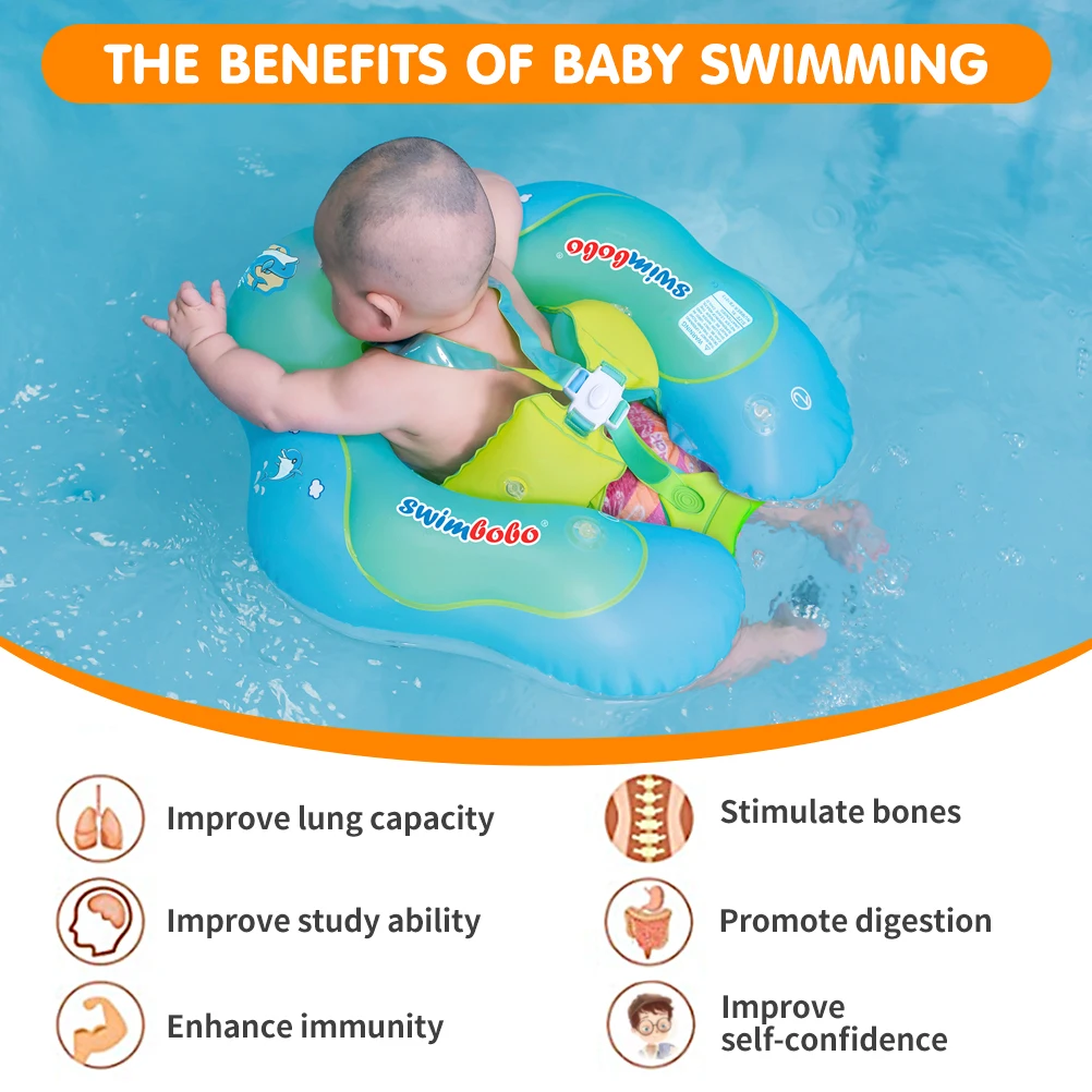 Details about   Baby Swimming Float Ring Swim Trainer Newborn Baby Kid Beach Water Bath Toy 