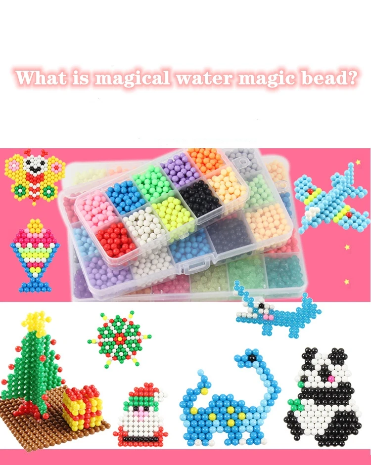 Детские игрушки волшебный Водный туман развивающие игрушки Дети DIY ручной работы творческие игрушки-бобы Волшебные водные липкие бусины