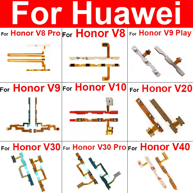

Гибкий кабель для регулировки громкости звука для Huawei Honor V8 Pro V9 Play V10 V20 V30 Pro V40