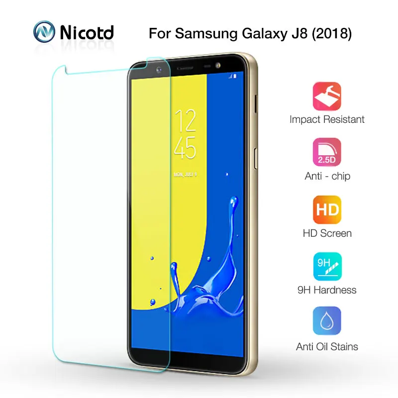 Закаленное стекло для samsung Galaxy J7 J5 Prime 2018 9h Защитная пленка экрана J3 2017 J6 J8 HD