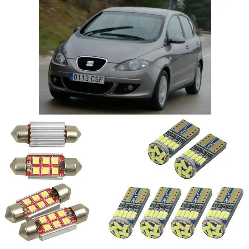 Интерьерный светодиодный автомобильный светильник s для сиденья altea 5p1, автомобильные аксессуары, светильник номерного знака 10 шт