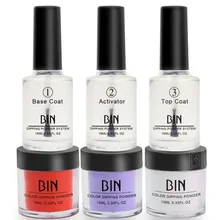 Стильный набор инструментов для нейл-арта, инфильтрация ногтей, порошок, Базовое покрытие, верхняя щетка для пальто, реставратор, маникюрные наборы