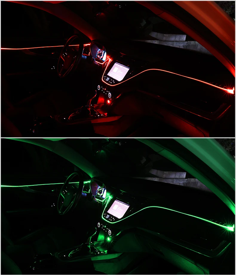 6 м 10 м RGB Атмосфера лампы для peugeot 3008 5008 408 2008 308 508 для Citroen C4 C5 C6 C4L кактус DS4 DS5L