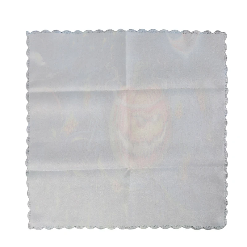 Halloween 3D Rectangular Round Cotton Tablecloth Table Cloth Waterproof Dustproof Thicken Horror Pattern Home Textile