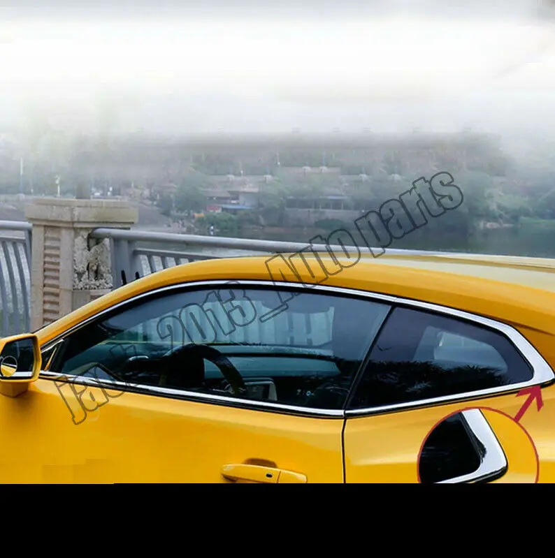 Для Chevrolet Camaro- накладка на подоконник из нержавеющей стали, автомобильные аксессуары, модификация автомобиля