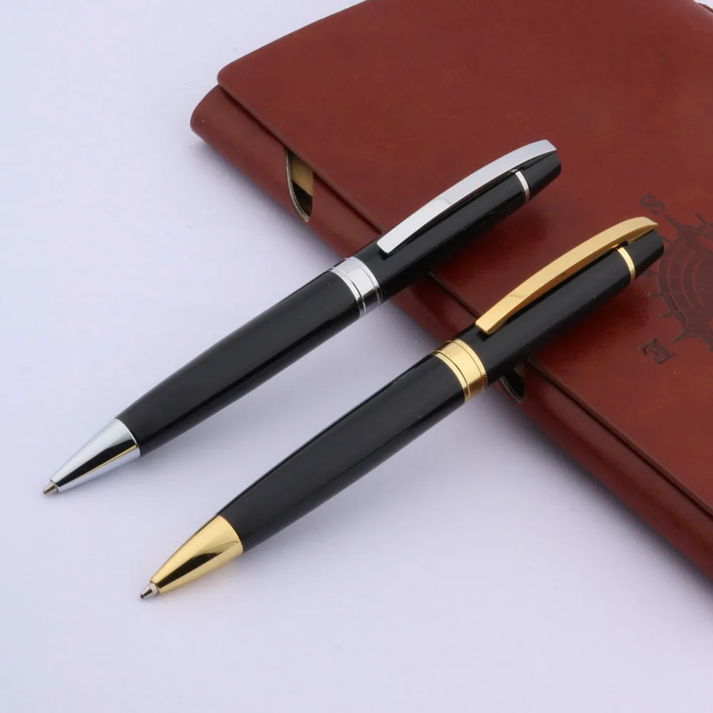 

Новый подарок серебряный золотой черный студент шариковая ручка, канцелярские принадлежности для офиса поставки