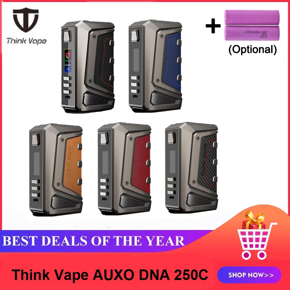 Мод Think Vape Auxo DNA 250C 200 Вт режим VW/VV/TC/TCR |