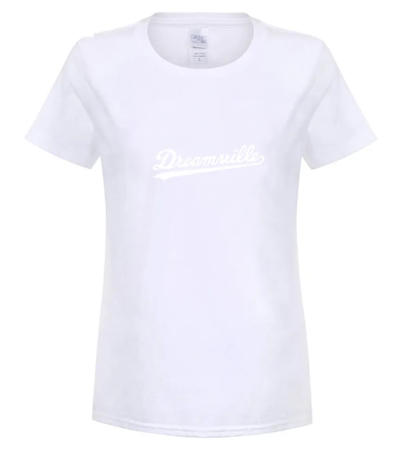 women white Футболки в том же стиле COLE, футболка с короткими рукавами Dreamville - Цвет: women white