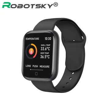 

T80S Smart Watch Body Temperature Smart Bracelet Men Waterproof Activity Fitness Tracker Heart Rate Monitor Women Bracelet