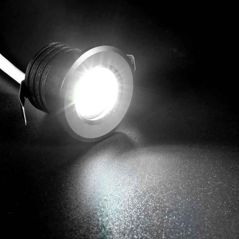 Мини COB светильник белый/черный/золотой/серебряный корпус 3W 110~ 240V resssessed Светодиодный прожектор для внутреннего освещения
