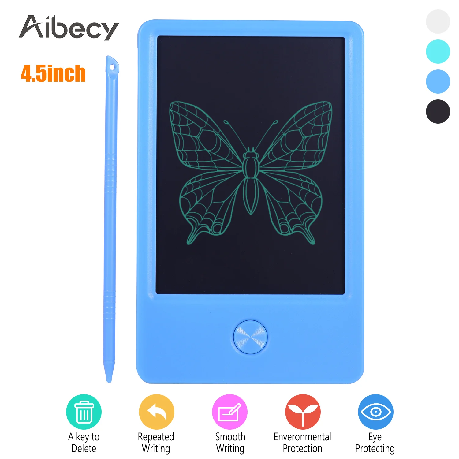 Планшет для рисования Aibecy с ЖК дисплеем 4 5 дюйма портативный электронный планшет