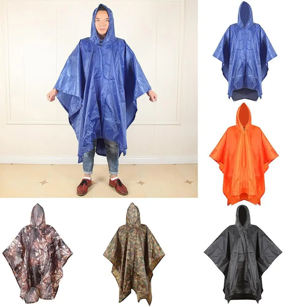

Outdoor Camouflage Raincoat Raincoat Male Raincoat Poncho Awning Motorcycle Female W2E5