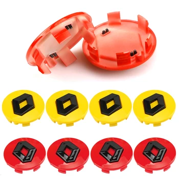 

57mm Auto car Wheel Center Caps hub Rim center Covers For Renault koleos duster megane 2 logan clio CAPTUR Car accessories