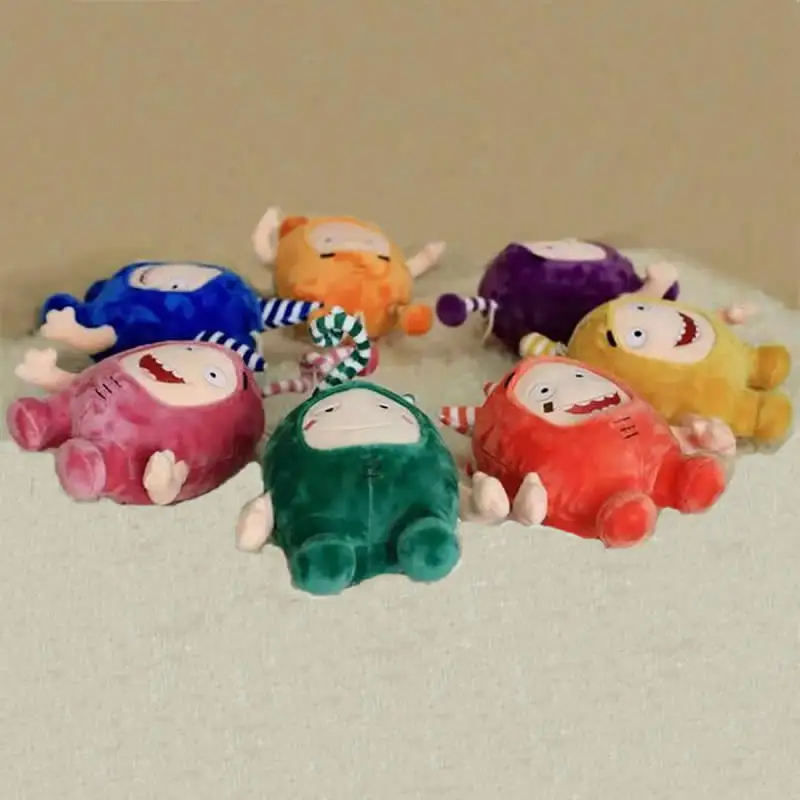 35 см Oddbods Newt Buuble Pogo Zee Jeff Fuse Slick плюшевые куклы мягкие игрушки для детей Рождественский подарок
