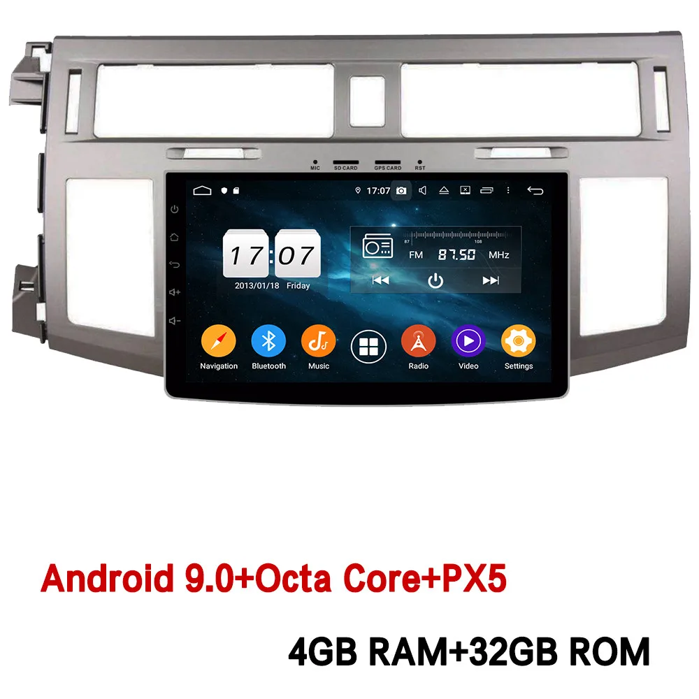 4GB RAM x 32GB ROM Klyde " ips 4G wifi Android 9,0 Восьмиядерный 4 Гб ОЗУ 64 Гб ПЗУ DSP BT автомобильный DVD мультимедийный плеер радио для Toyota Avalon 2005-2010 - Цвет: 4GB RAM x 32GB ROM