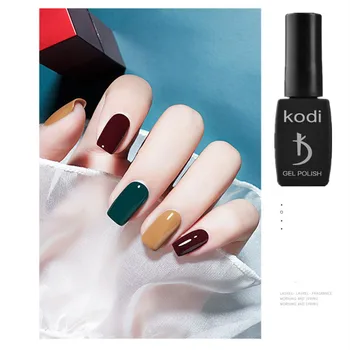

Kodi Nail Polish Professional Nail Art Polish Coffee Gray Series Glitter varnish Decoration 12ml Long Lasting