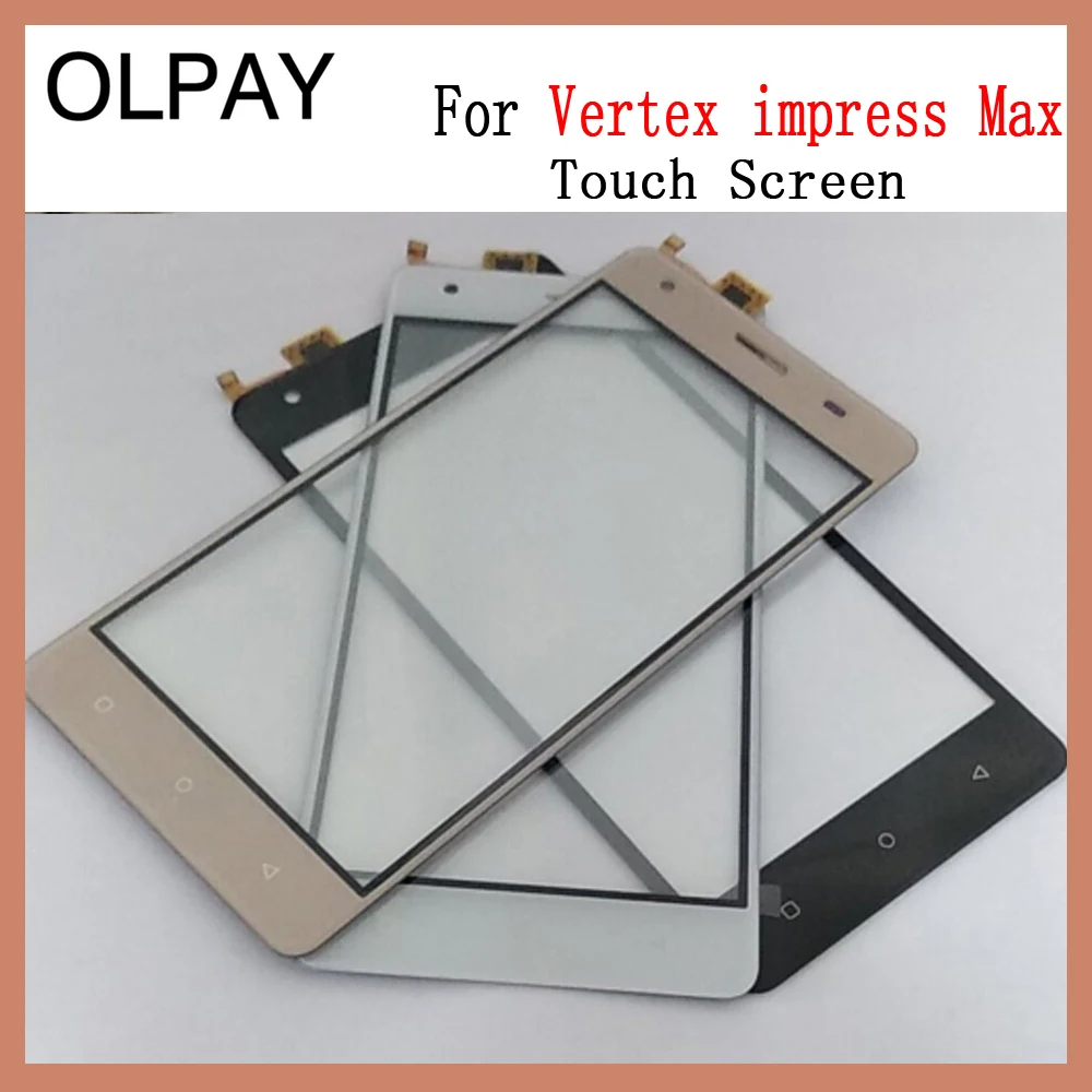 OLPAY сенсорный экран для мобильного телефона 5,0 ''дюймов для Vertex impress Max Переднее стекло сенсорный экран Сенсорная панель запасные части