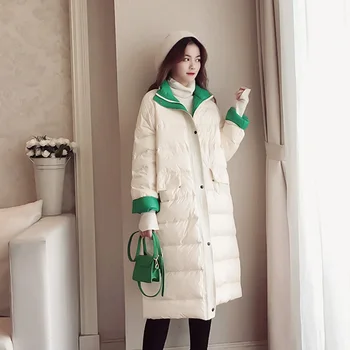 

Winter Jacket Women 2019 New Women Ultra Light 90%White Duck Down Jacket Winter Long Down Parka Female Loose Windproof Down Coat