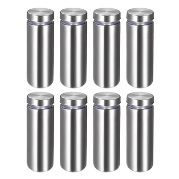 

uxcell 8 Pcs Glass Standoff Mount Stainless Steel Wall Standoff Holder Advertising Nails Dia 12mm to 25mm 19mm x 52mm