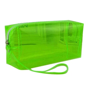 

Zipper Pencil Various Color Cosmetic Pouch Clear Storage Stationery