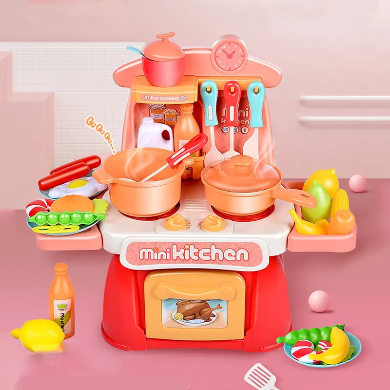Детские кухонные игрушки повар, меняющий ребенка, игровой домик, игрушка, кухонная утварь, кастрюли для приготовления пищи, посуда, игрушки для девочек
