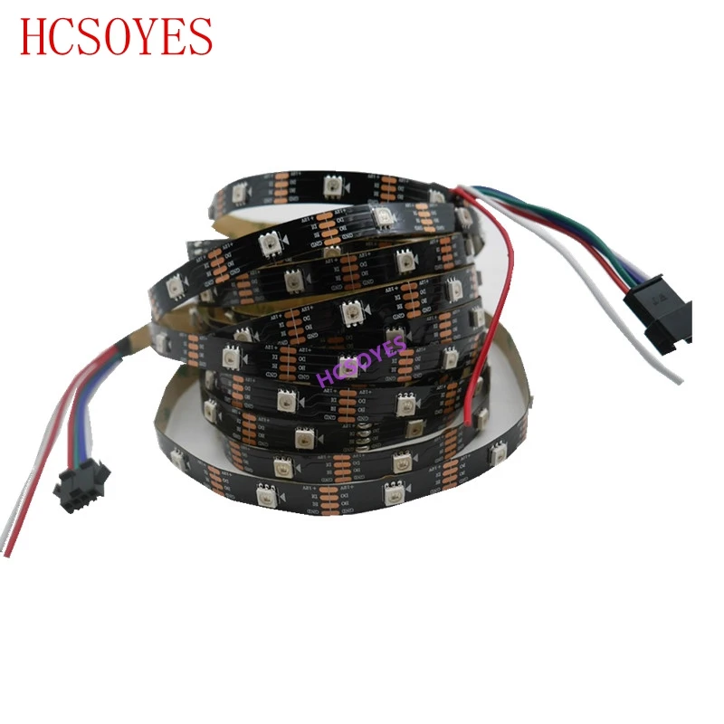 WS2815 DC12V RGB светодиодный пикселей индивидуально адресуемый двойной сигнал 1 м/5 м