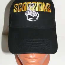 Бейсбольная кепка с принтом скорпионов, Новая Регулируемая Кепка с логотипом
