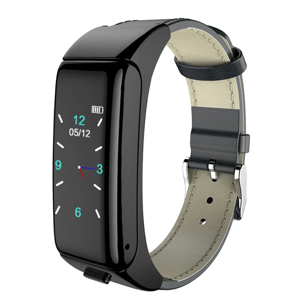 Creative Headset Smart Band Bracelet Heart Rate Monitor Sports Smart Watch Pedometer Fitness Wristband Fit for IOS Android