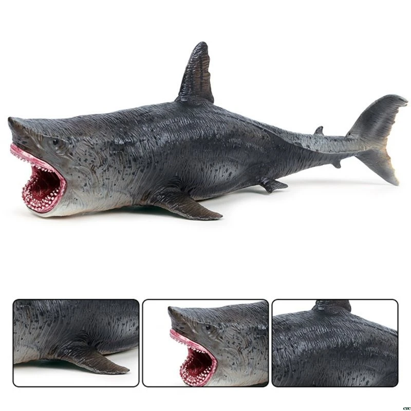 Sea Life Megalodon Модель Фигурки ПВХ океан животных развивающие обучающие игрушки для детей подарок
