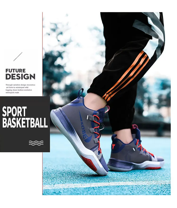 Kobe/мужские баскетбольные кроссовки; мужские кроссовки с высоким берцем; Zapatillas Deportivas Hombre; уличная спортивная обувь белого цвета; обувь Lebron