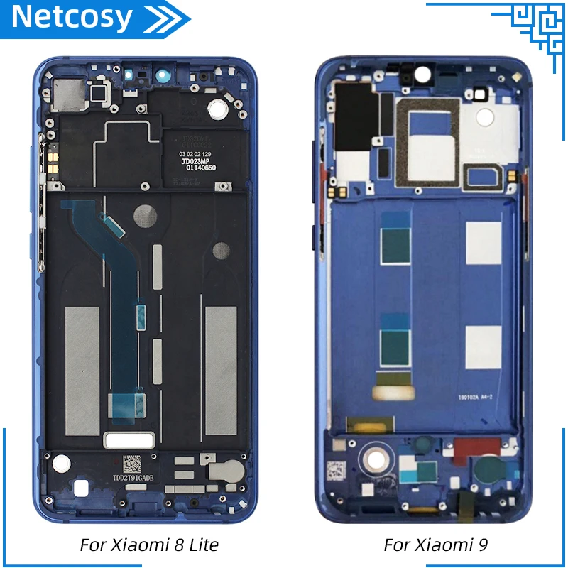 

Netcosy Middle Housing Case For XiaoMi 9 Middle Plate Cover Frame Bezel Repair Or Change Parts For XiaoMi 8 lite Replacement
