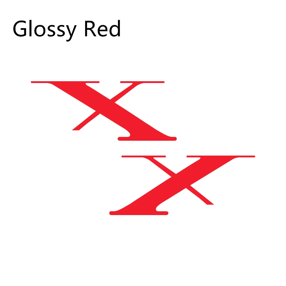 2шт автомобильные длинные боковые полосы наклейки DIY Автомобильная виниловая пленка наклейки для FIAT 500X DIY Декорация для автомобилей автомобильные принадлежности для тюнинга - Название цвета: Glossy Red