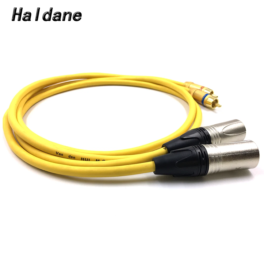 Haldane Pair Diymca Rca To Xlr Balacned Audio Cable 2rca Male To 2xlr