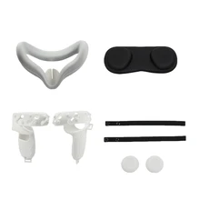 Vr accessorie conjunto capa protetora para oculus quest 2 controlador de toque vr com alça de junta aperto para oculus ques