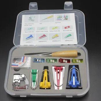 

Tape Maker Hemming Device Hemming Fabric Strip Tools Hemming Clip Suit Patchwork Handmade Hemming Pull Bar Sewing Tools Accessor