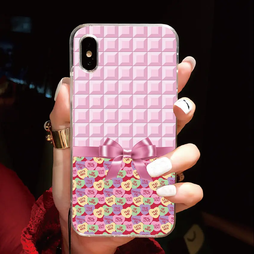 3 For Xiaomi MI 9 8 SE 9T 8 lite 5X A1 6X A2 Pocophone F1 soft Cover for redmi note 7 7A K20 pro Chocolate Phone Case - Цвет: 3
